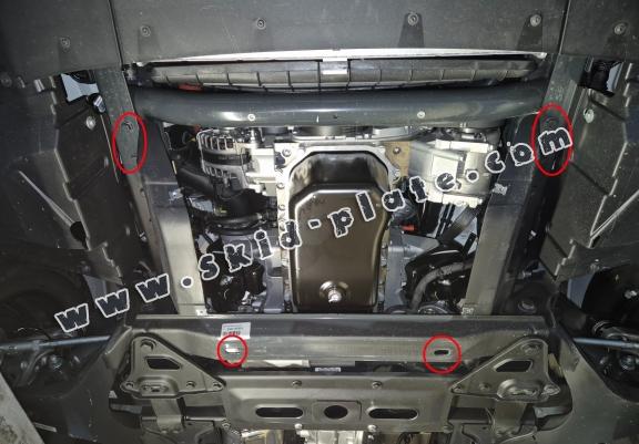 Steel skid plate for Iveco Daily 7