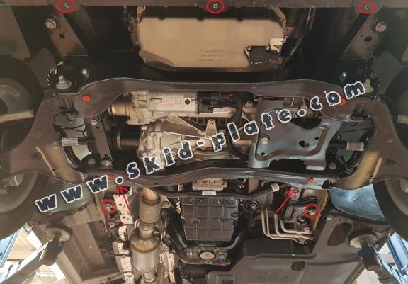 Aluminum skid plate for Mercedes Viano W447