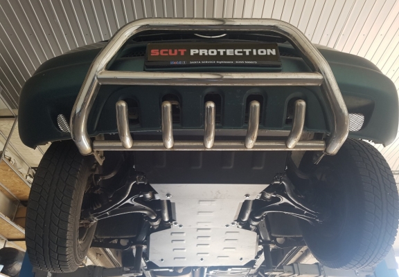 Steel skid plate for Mercedes ML W163