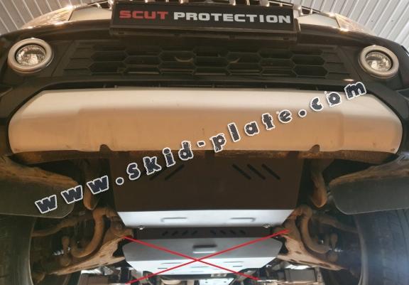 Steel radiator skid plate for Fiat Fullback