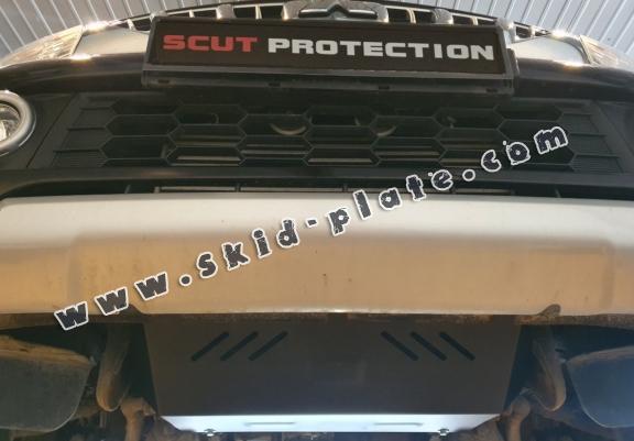 Steel radiator skid plate for Fiat Fullback