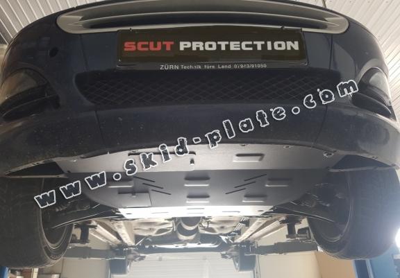 Steel skid plate for Mitsubishi Colt