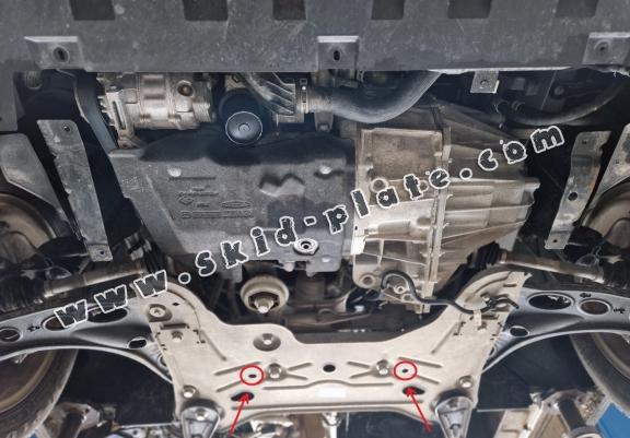 Steel skid plate for Renault Trafic 3 facelift