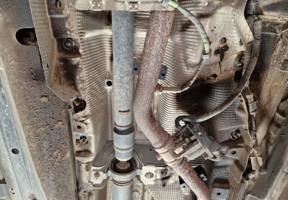 Steel EGR valve skid plate  for Dacia Duster