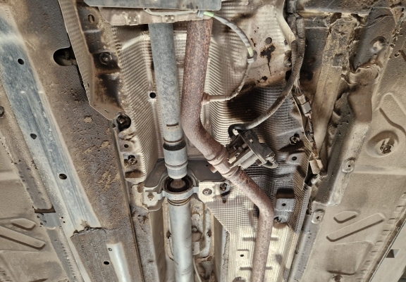 Steel EGR valve skid plate  for Dacia Duster