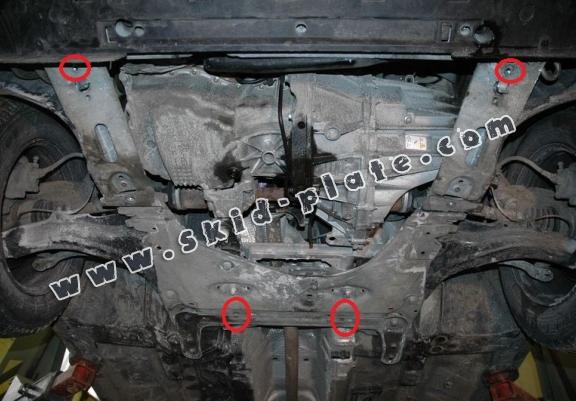 Steel skid plate for Renault Scenic