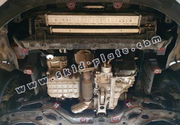 Steel skid plate for SsangYong Korando