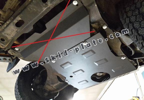 Steel skid plate for Daihatsu Terios