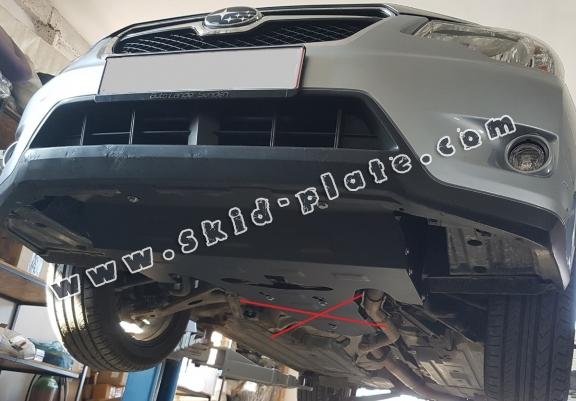 Steel skid plate for Subaru Forester 4