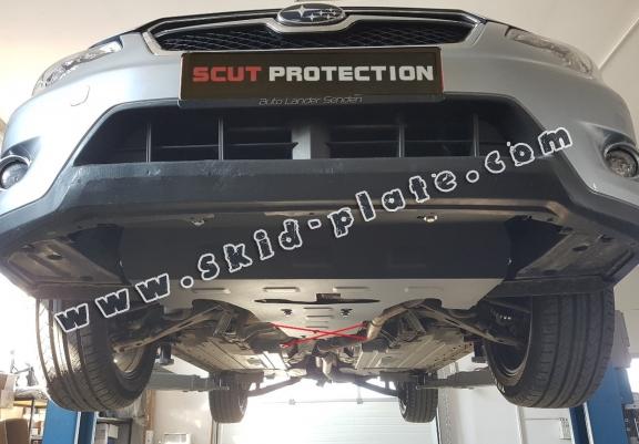 Steel skid plate for Subaru Forester 4