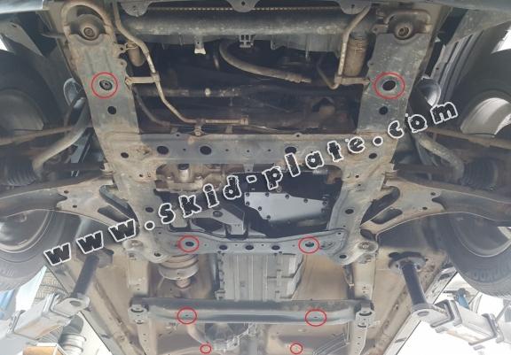 Steel skid plate for Suzuki Grand Vitara 2