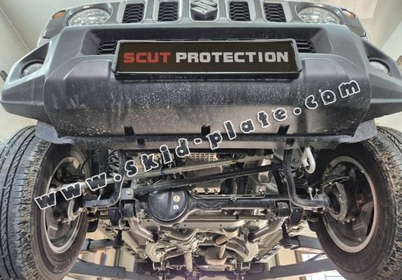 Steel transfer case skid plate for Suzuki Jimny - 5-door model