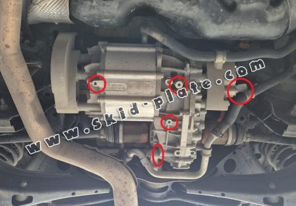 Steel differential skid plate for Baic Beijing BJ30