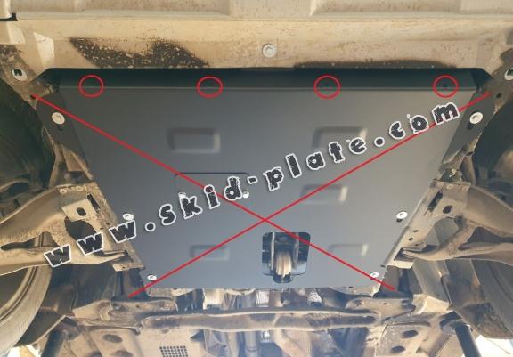 Steel front bumper plate for Dacia Duster