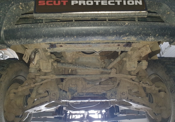 Steel skid plate for Toyota Hilux