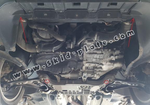 Steel skid plate for VW Tiguan