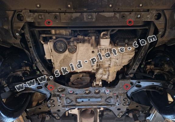 Steel skid plate for Volvo C40