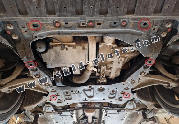 Steel skid plate for Volvo XC90