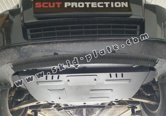 Steel skid plate for Volvo S40