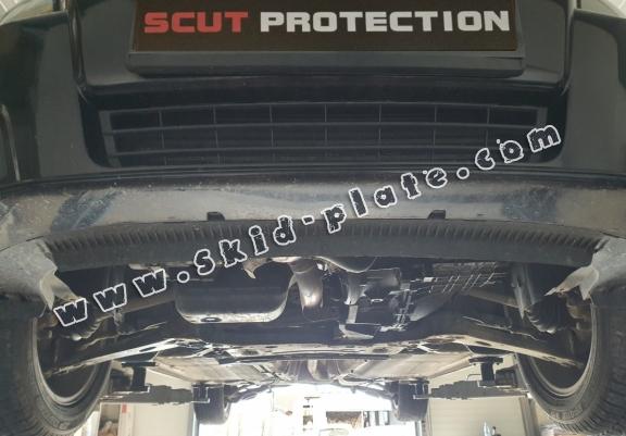Steel skid plate for Volvo S40