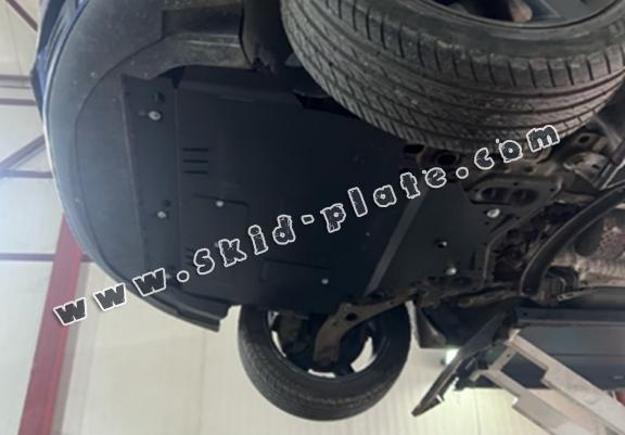 Steel skid plate for Volvo S40
