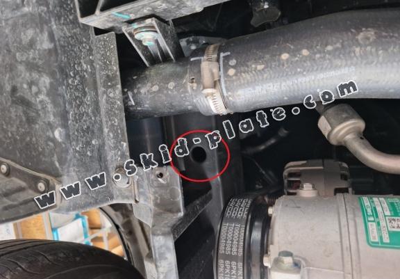 Steel skid plate for Baic Beijing X75