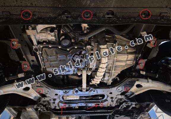 Steel skid plate for Renault Master