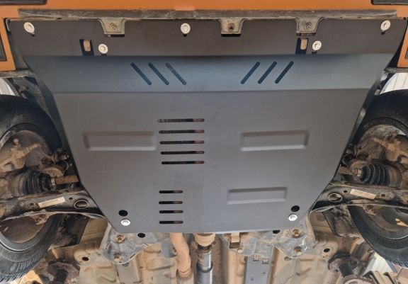 Steel skid plate for Fiat Panda 4x2