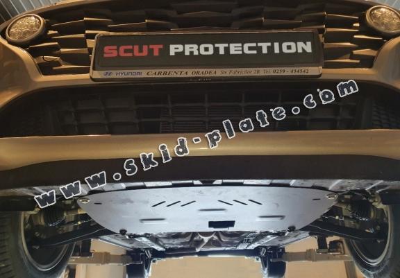 Steel skid plate for Hyundai i10