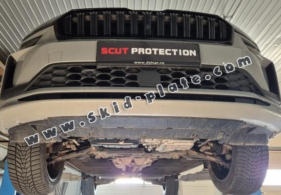 Aluminum skid plate for Skoda Kodiaq