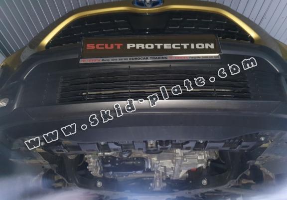 Aluminum skid plate for Toyota Yaris