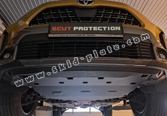 Aluminum skid plate for Toyota Yaris