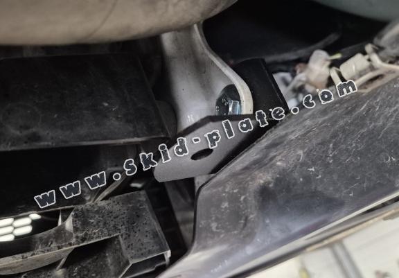 Steel skid plate for Peugeot 208