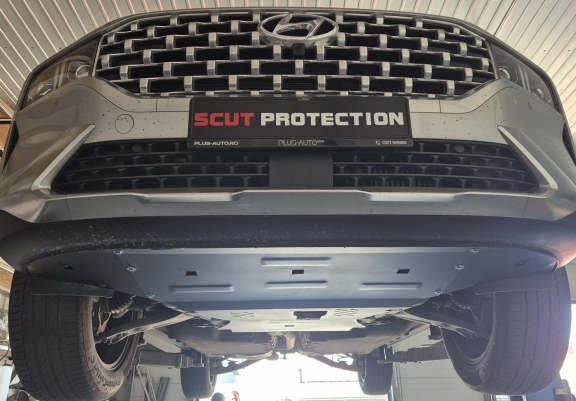 Steel skid plate for Hyundai Santa Fe