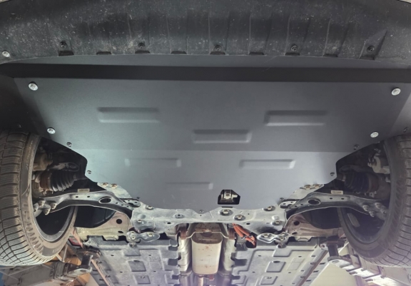 Steel skid plate for MG ZS