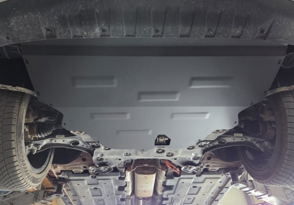 Steel skid plate for MG ZS